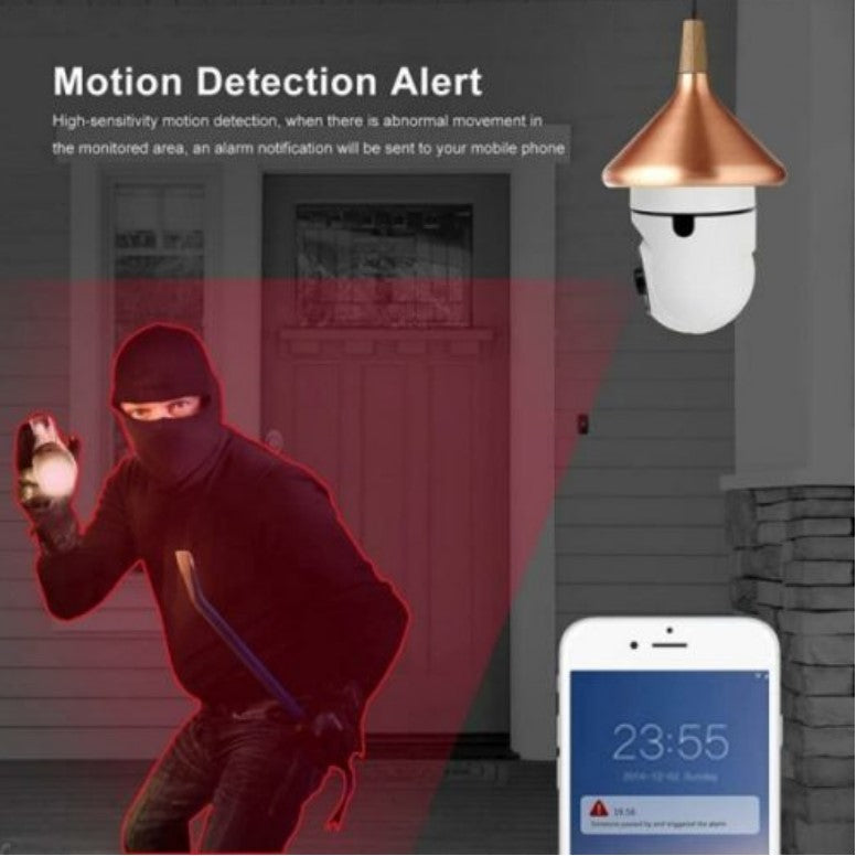 2MP E27 Bulb Security Surveillance IP Camera