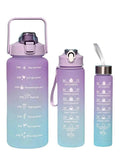 Motivational Water Bottles - Set of 3 (2Ltr/700Ml/300Ml)